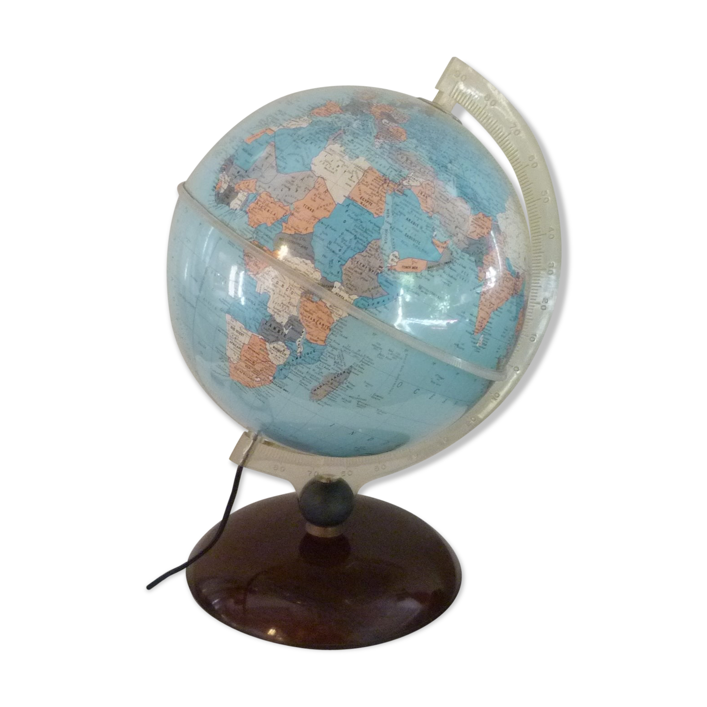 Globe terrestre lumineux