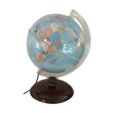 Light earth globe