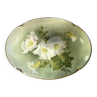 Georges dreyfus earthenware bouquetier with floral wall decoration