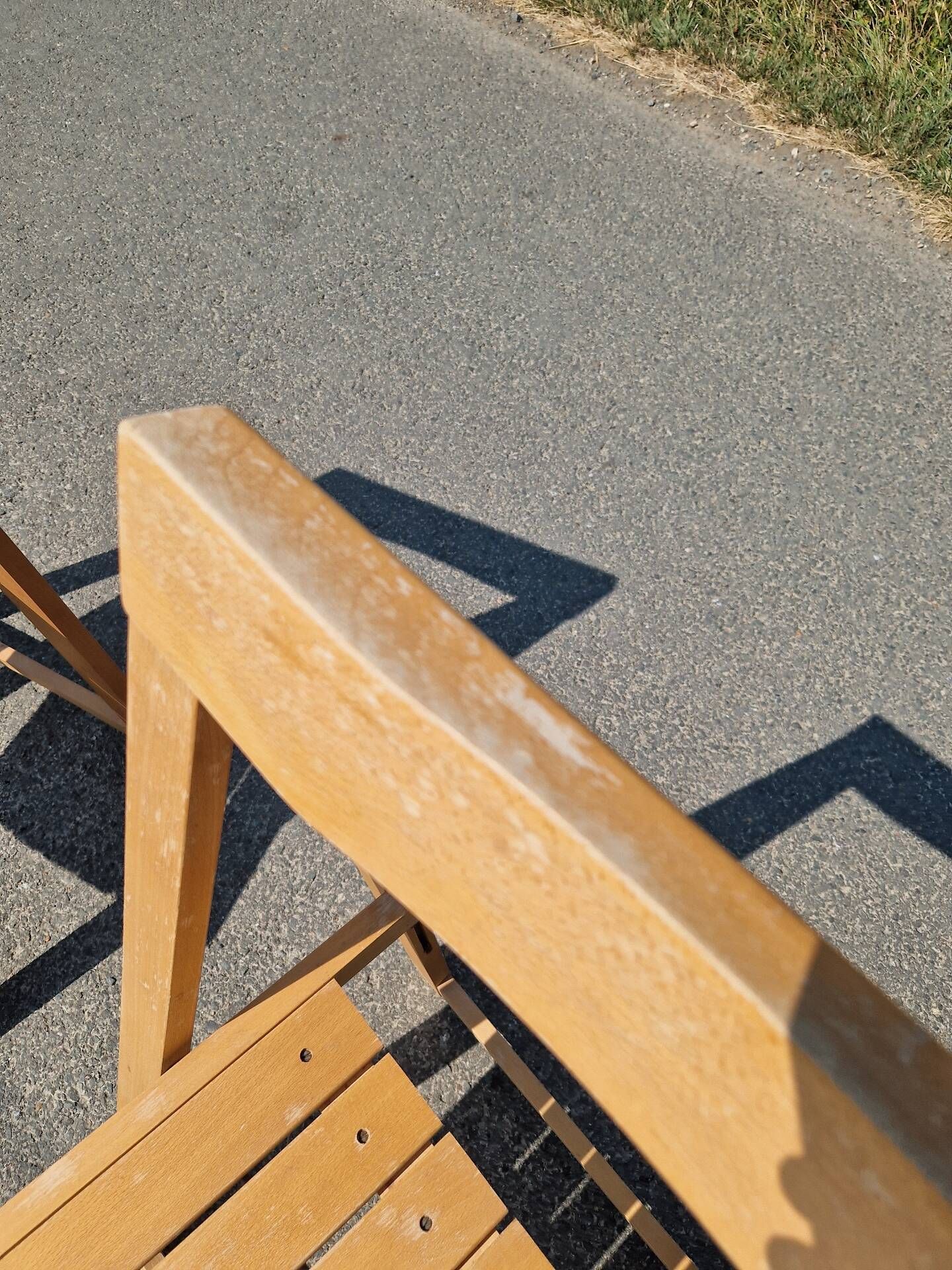 Set of 4 folding chairs by Aldo Jacober