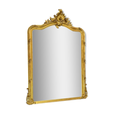 Miroir époque XIXè napoléon III, dorure feuille d’or, très bon état