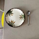 Floral pattern dessert plate