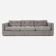 Canapé bergen gris, design scandinave