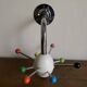 Sputnik coat rack, 1980s, Memphis colors