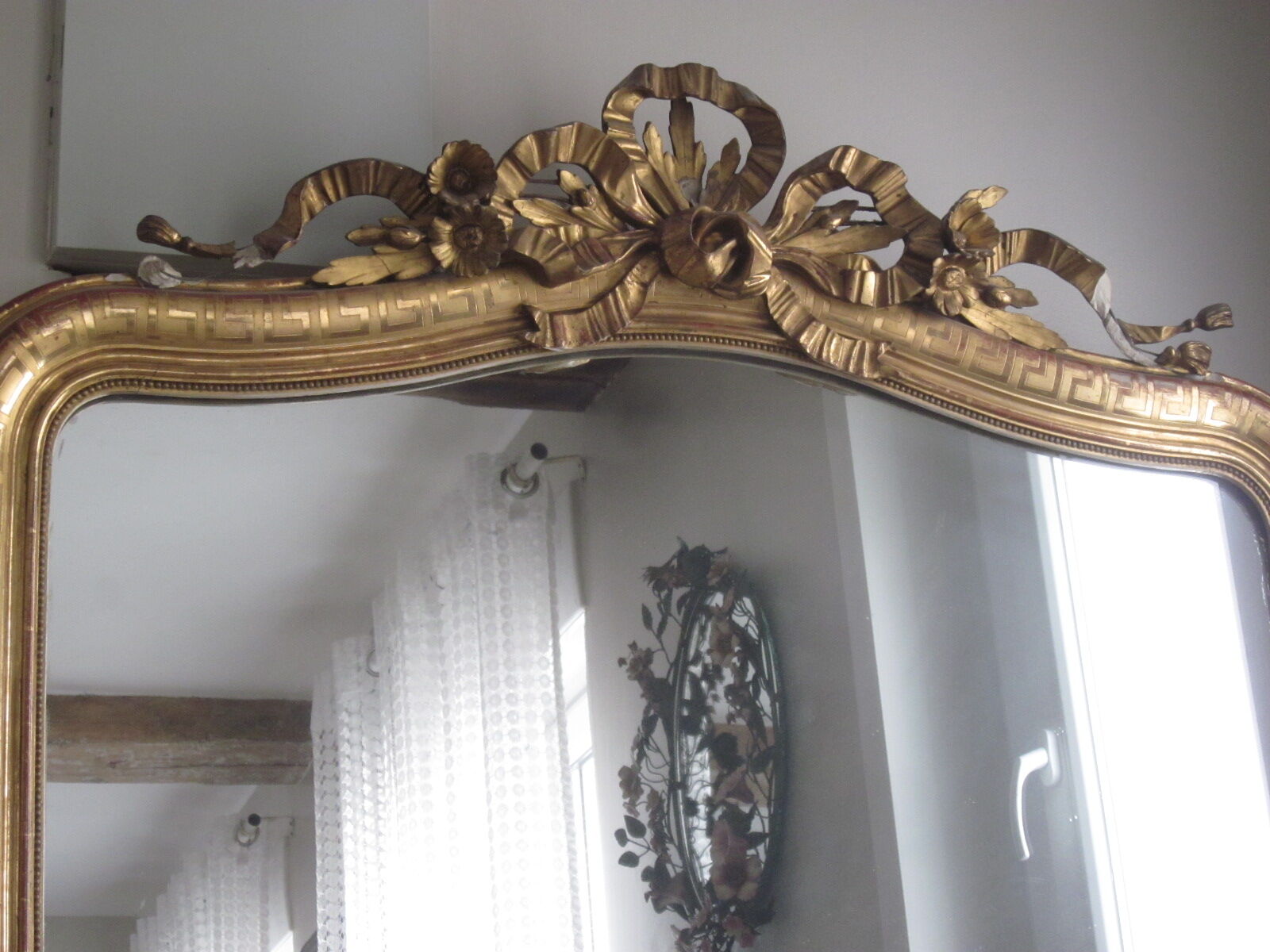 large mirror gilded XIX 2mx120cm