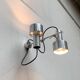 Lustres doubles minimalistes FA2 du milieu du siècle par Peter Nelson pour Architectural Lighting Company, Angleterre, années 1960, lot de 2