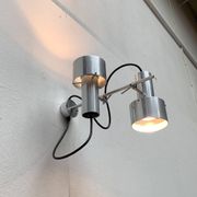 Mid-century minimalist double chandeliers FA2 by Peter Nelson for Architectural Lighting Company, England, 1960s, set of 2.