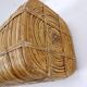 1970's Rattan and Brass Umbrella Stand