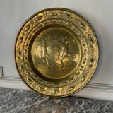 Plat à offrandes en laiton, Pays-Bas, XVIe siècle