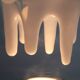 Fluorescent Murano glass table lamp by PVM, 1970s