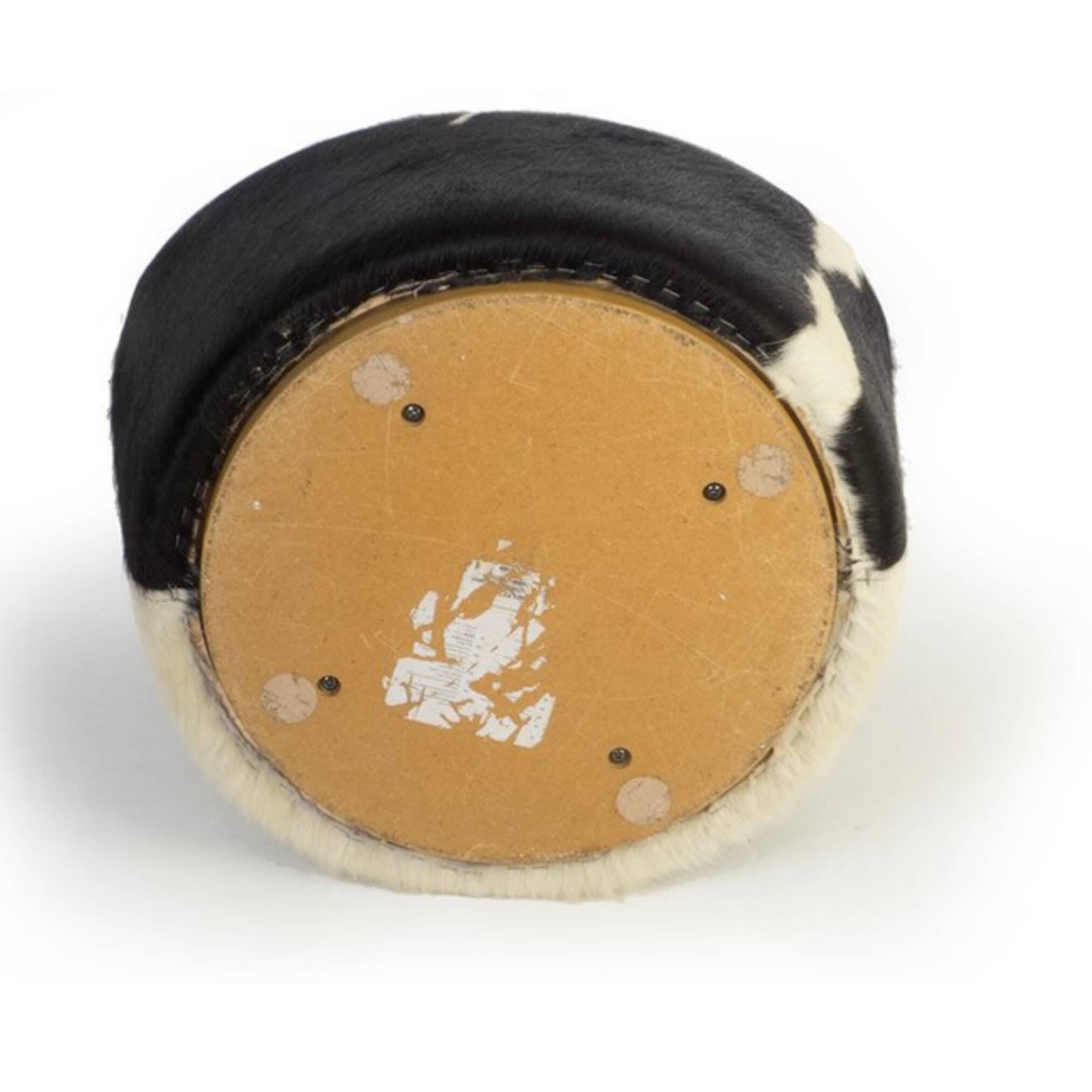 Stockholm Cowhide Pouf by Niels Gammelgaard for Ikea, 1970s