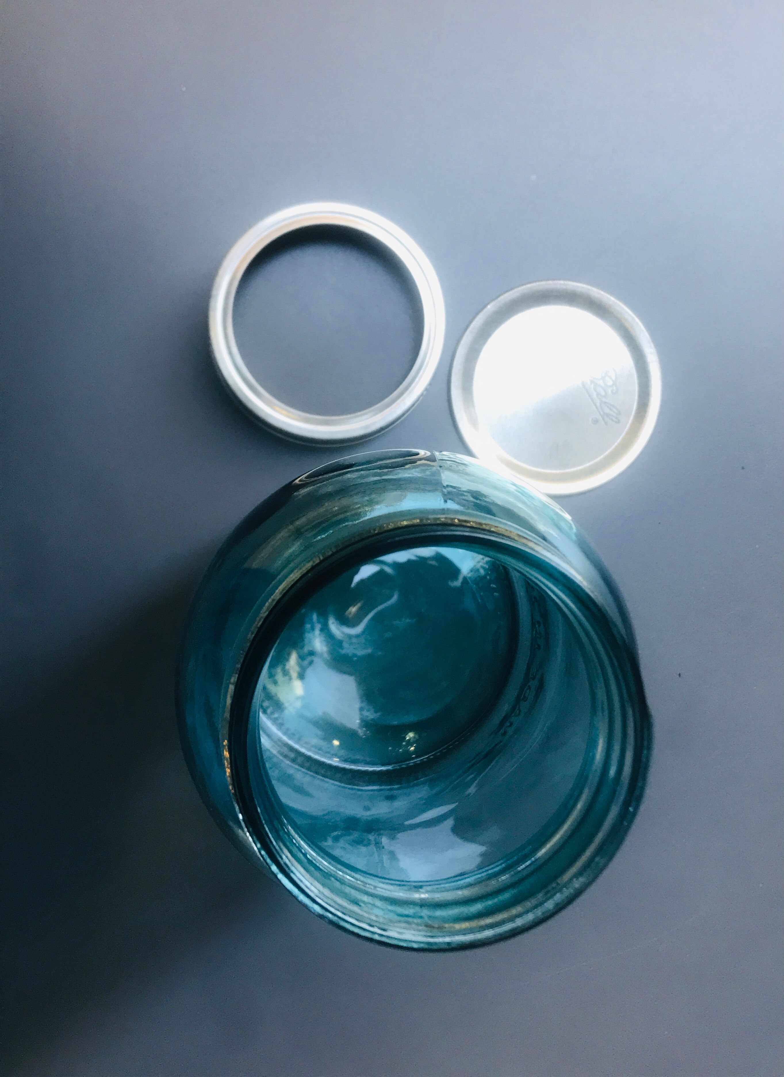 Bocal Mason Ball Jar bleu USA