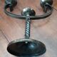 Wrought iron chandelier by Charles Piguet