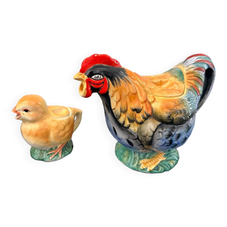Rooster and Chick Pitcher