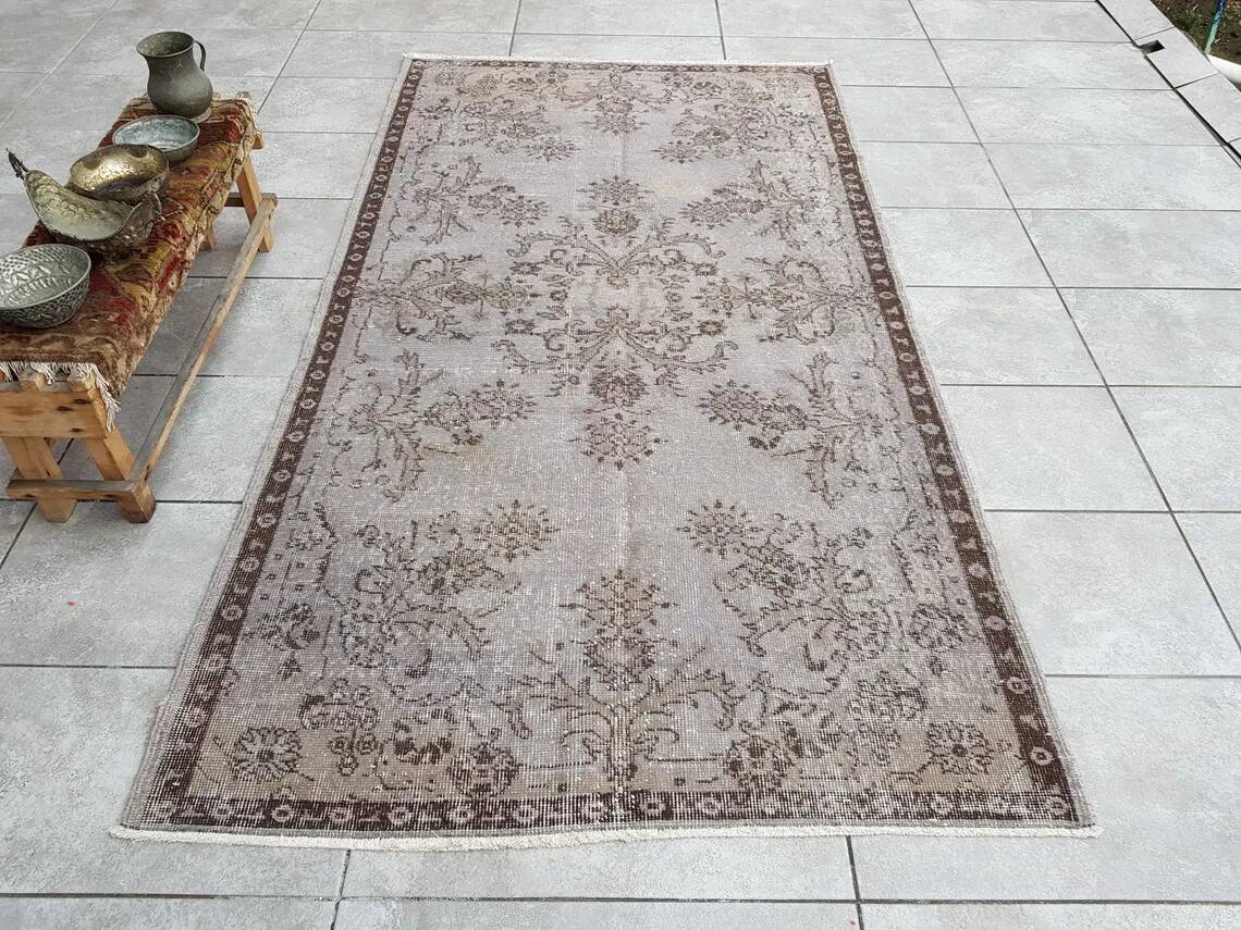 Tapis Oushak antique bohémien sku v772