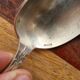 Christofle Set of 6 Lauriers model table spoons in silver-plated metal
