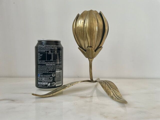 Ashtray "flower" brass 1970