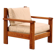 Pine armchair, 1970s