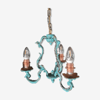 Vintage brass pendant lamp