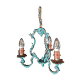 Vintage brass pendant lamp