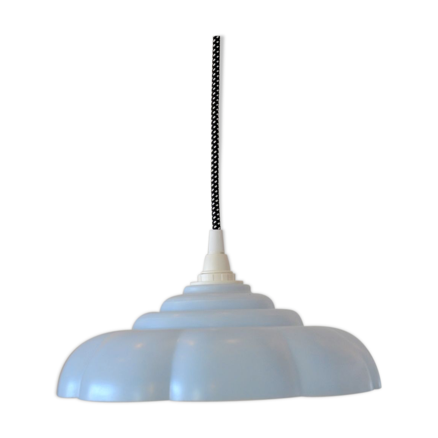 Blue suspension shaped flower and socket E14