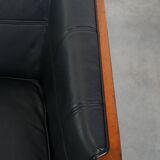 Art Deco 2.5-Seater Leather Sofa