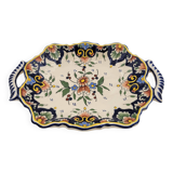 Small Rouen porcelain dish