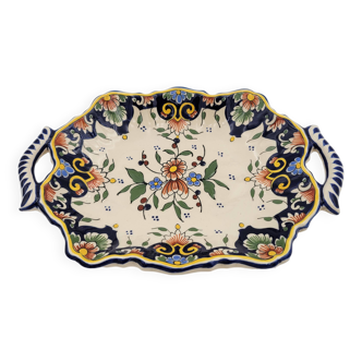 Small Rouen porcelain dish