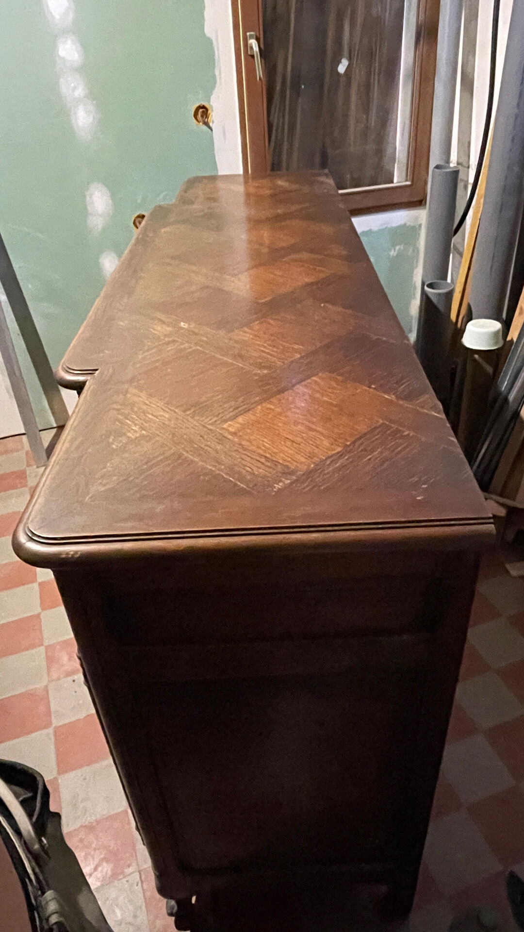 Wooden sideboard