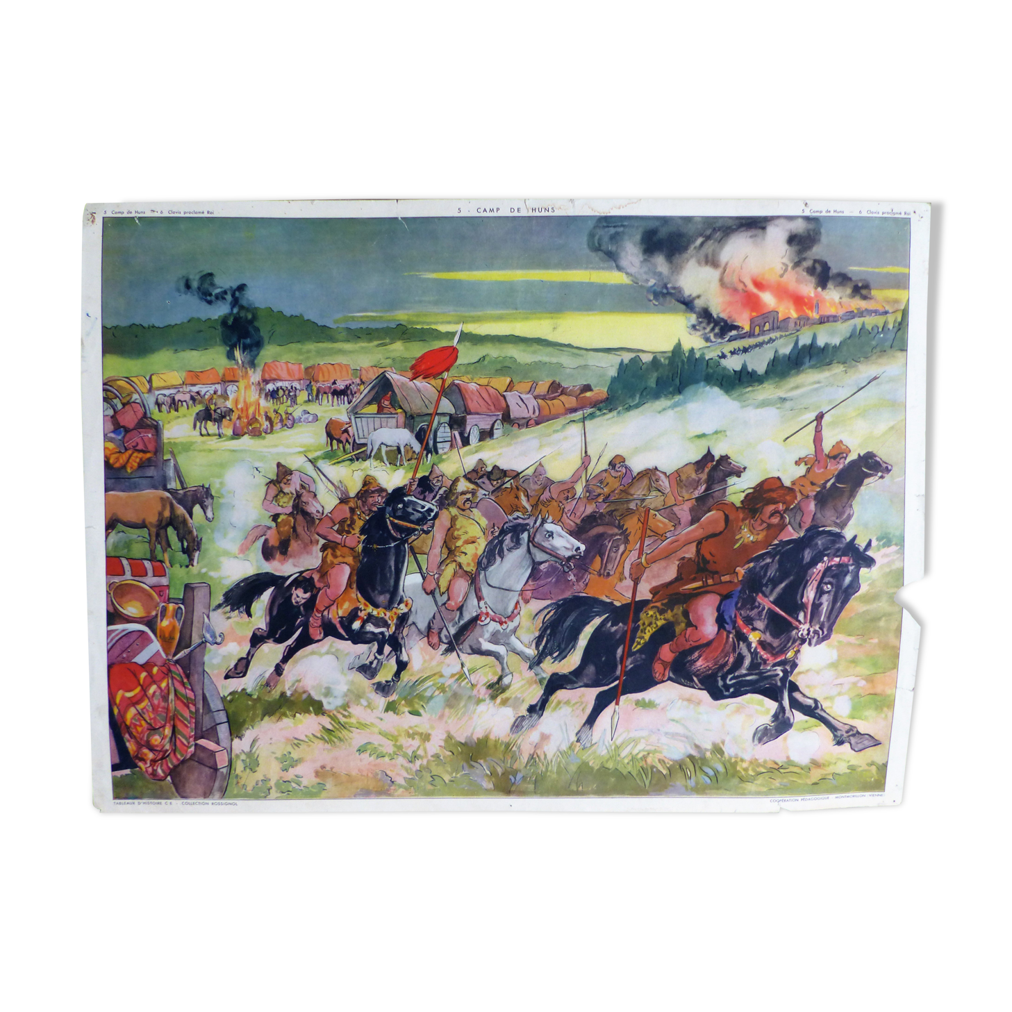 ROSSIGNOL school poster n ° 5 & 6 story theme