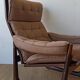 Genega Møbler leather armchair, Denmark, 1960s.