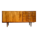 Violetta sideboard in walnut and mahogany, Piotrkowskie Fabryki Mebli, Poland, 1960.
