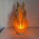 Lampe vintage 1970 Georgia Jacob modèle Corolle - 51 cm