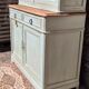 Display cabinet / two-body glass buffet, renovated | Basile