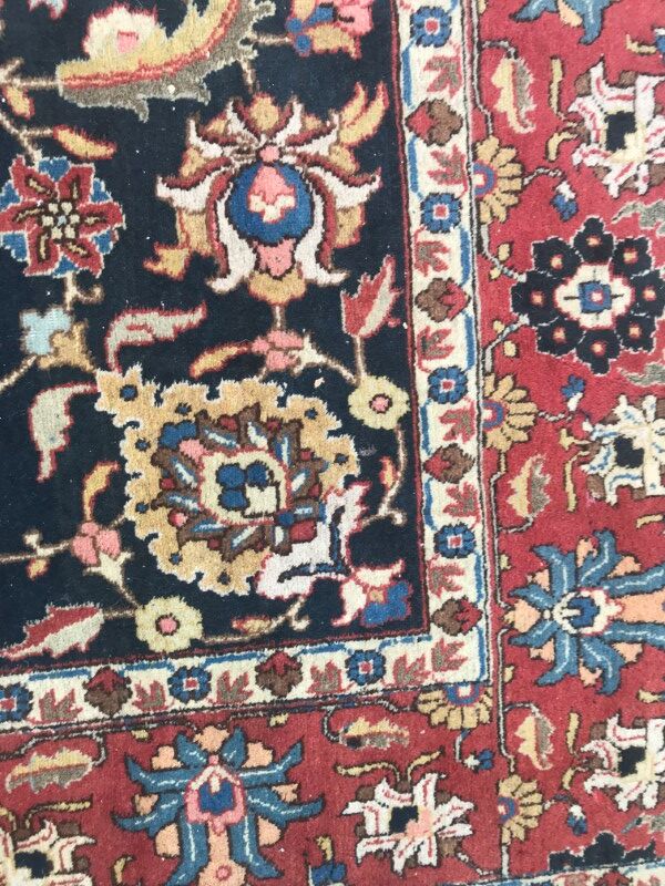 Tapis ancien persan Tabriz fait main 200X300 cm
