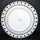 Painted collector's plate with openwork edge epinal by henri schmitt 1900
