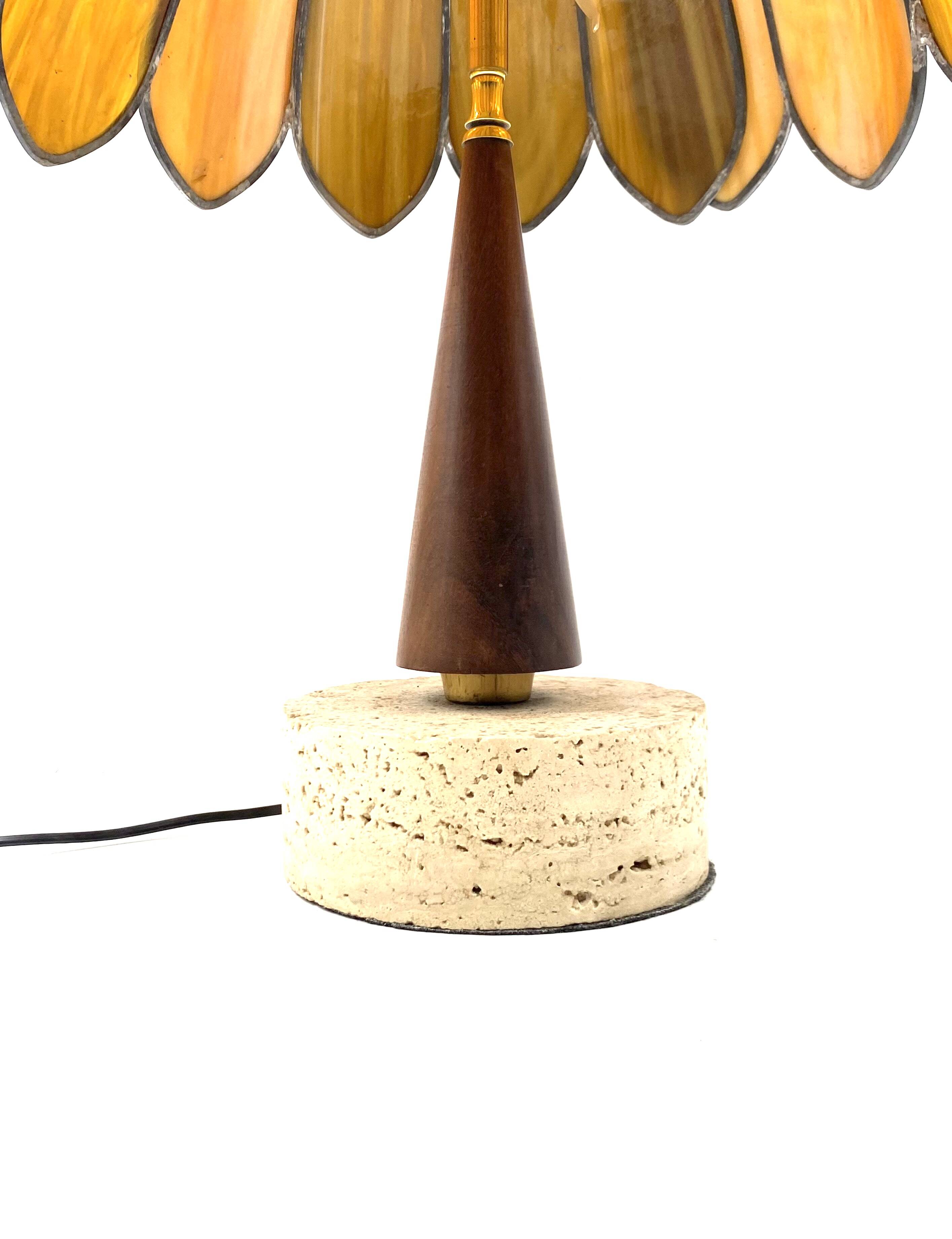 Hollywood regency important table lamp, Italy 1970 ca.