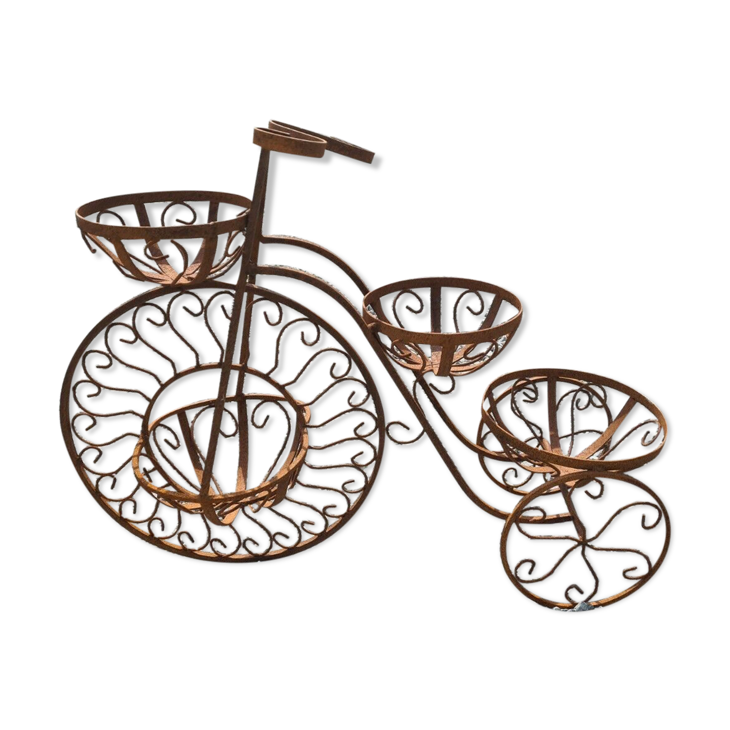 Wrought iron planter