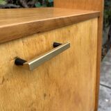 Vintage 1950s asymmetrical wall-mounted secretary desk