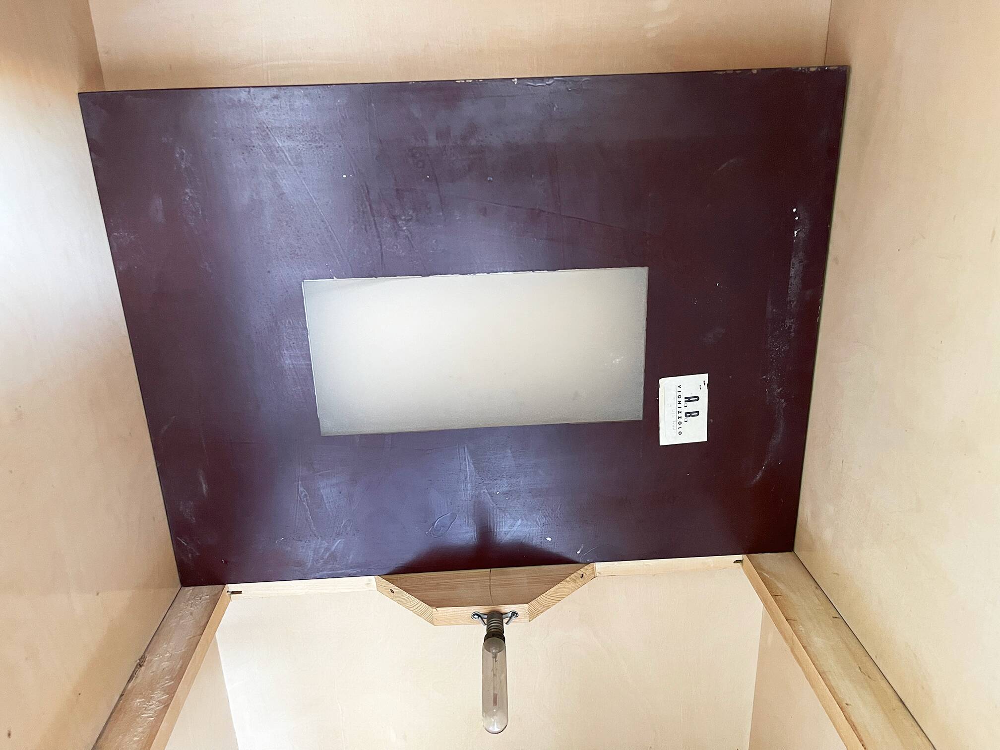 AB Vighizzolo mobili - Sideboa en ronce de noyer Cantu unique italien du milieu du siècle