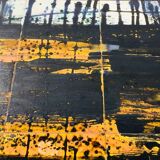 Belarti tiled coffee table. Vintage 60s