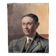 oil on canvas vintage portrait of an old man from the 20th century