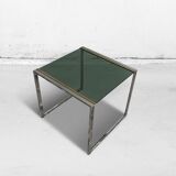 Nest tables regency style in glass and chrome