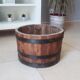 Old oak and wrought iron pot 1900/1920