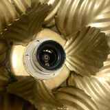 Wall lamp or ceiling lamp golden flower