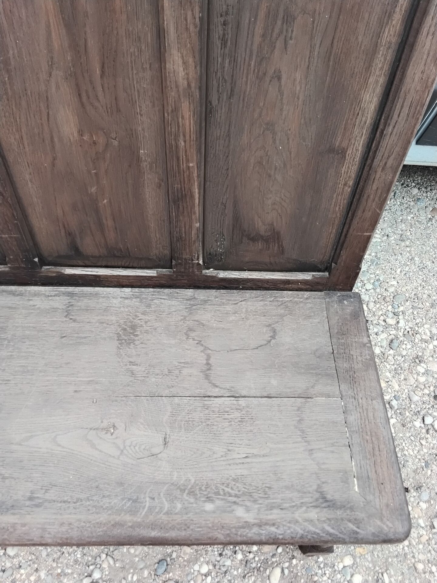 Banc ancien en chêne