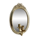 Large Vintage Mirrored Wall Candleholder