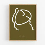 Abstract giclee art print, A3