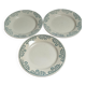 Set of 3 plates iron earth