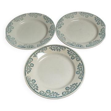 Set of 3 plates iron earth